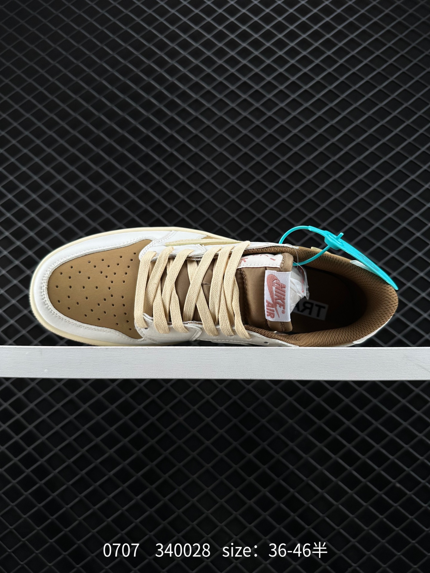 Fragment Design x Travis Scott x Nike Air Jordan 1 Low OG SP”Military Blue”